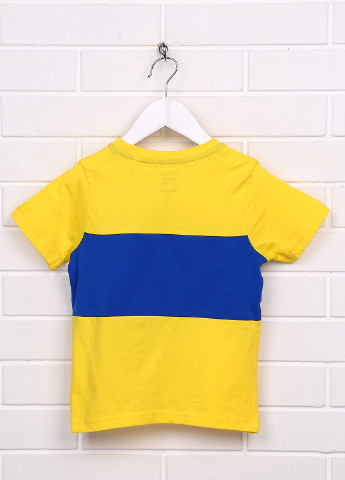 Сине-желтая летняя футболка Lupilu
