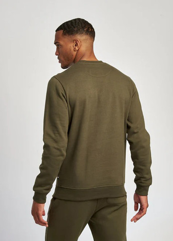 Хакі світшот U.S. Polo Assn. логотип без декору (359406609)