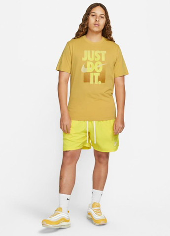 Желтая футболка dz2993-725 Helly Hansen M NSW TEE 12MO JDI