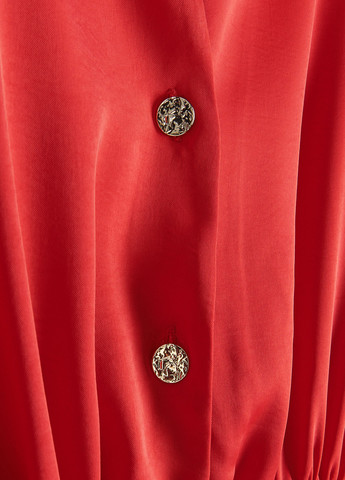 Червона кежуал сукня сукня-сорочка Reserved однотонна