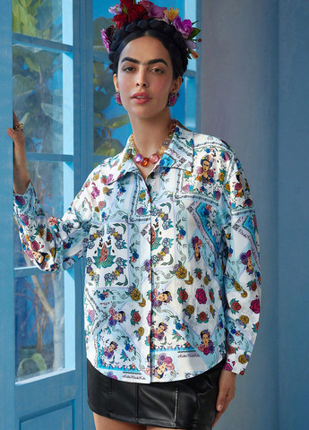 Синяя блуза SHEIN