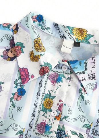 Синяя блуза SHEIN