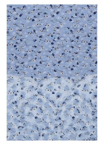 Блакитна кежуал сукня на одне плече Foxiedox з квітковим принтом