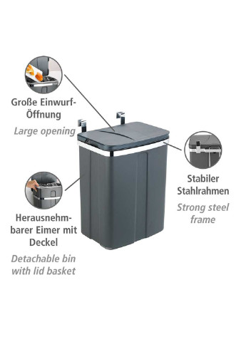 Підвісний контейнер для сміття Wenko (254478461)