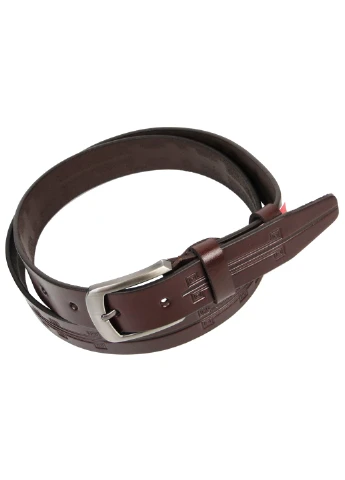Мужской кожаный ремень 128х3,5 см Skipper (254595314)
