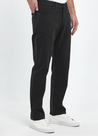 Темно-серые кэжуал демисезонные прямые брюки Trend Collection