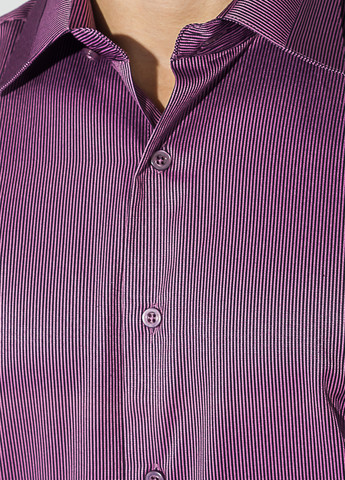 Светло-фиолетовая кэжуал рубашка в полоску Labirint