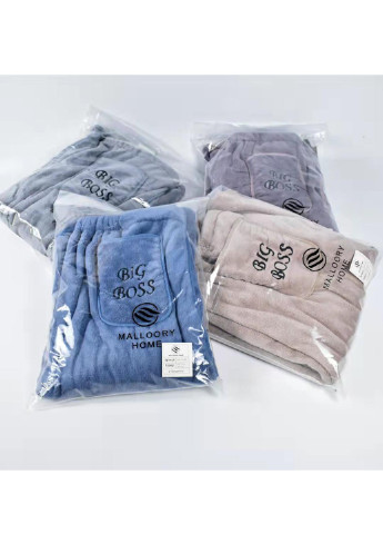 Homedec мужской набор для бани (полотенце юбка и полотенце для лица), микрофибра однотонный синий производство - Турция