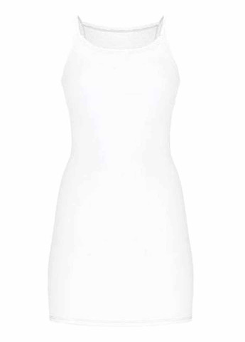 Білий домашній сукня силуетна, сукня-комбінація Victoria's Secret з логотипом