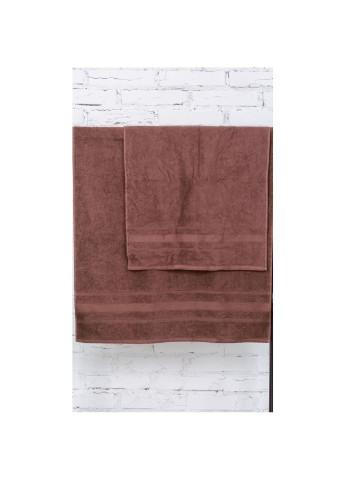 Mirson полотенце набор банный №5071 elite softness brown 50х90, 70х140 (2200003183092) коричневый производство - Украина