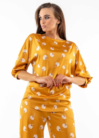 Золотая летняя блузка Ри Мари