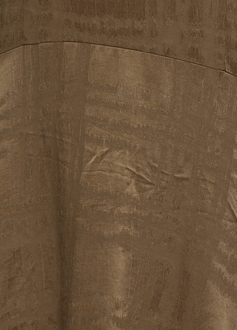 Кавова кежуал сукня кльош, а-силует H&M в клітинку