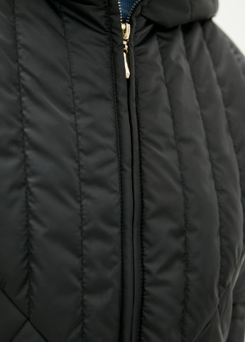 Черная демисезонная куртка KTL&Kattaleya