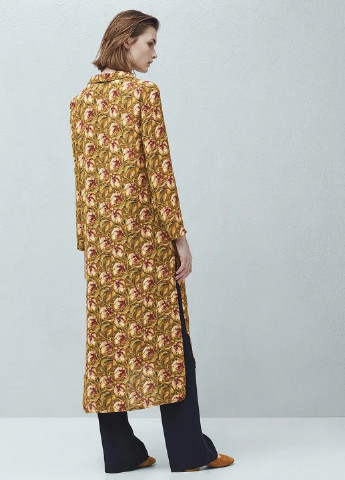 Коричневое кэжуал платье Mango