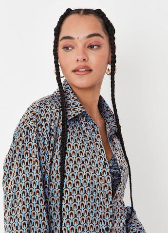 Голубая блуза Missguided