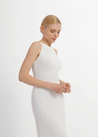 Білий кежуал сукня футляр Sewel однотонна