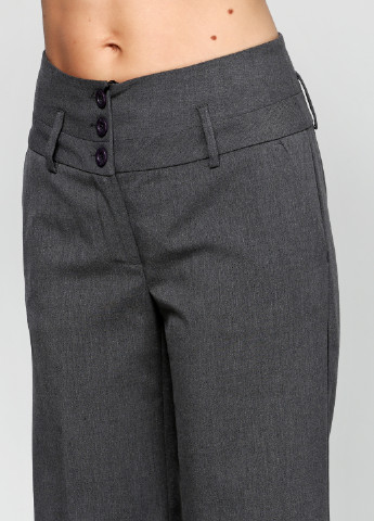 Темно-серые классические демисезонные клеш брюки Best Connections