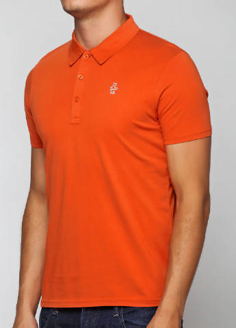 Оранжевая футболка-поло для мужчин Rifle