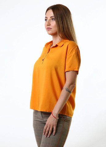 Оранжевая летняя блуза InDresser