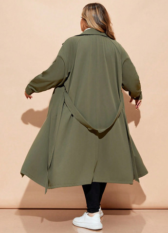 Плащ SHEIN тренчкот на гудзиках демісезон (333365525)