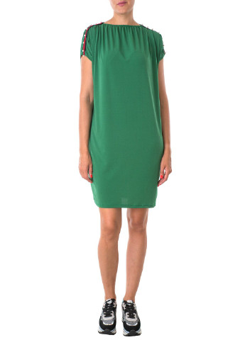 Зеленое кэжуал платье Miss Miss однотонное