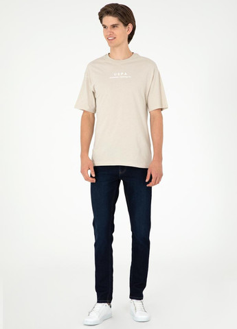 Светло-бежевая футболка U.S. Polo Assn.