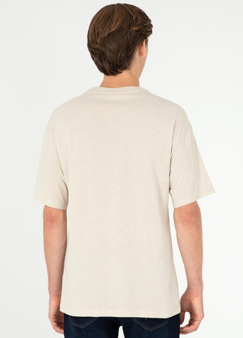 Светло-бежевая футболка U.S. Polo Assn.