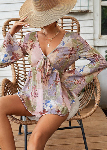 Комбинированная блуза SHEIN