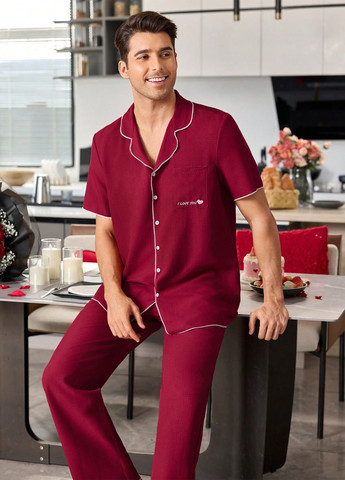 Пижама (рубашка, брюки) SHEIN (366498975)