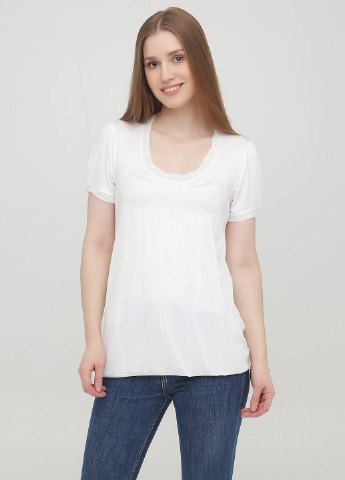 Белая летняя блуза Patrizia Dini