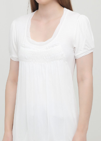Белая летняя блуза Patrizia Dini