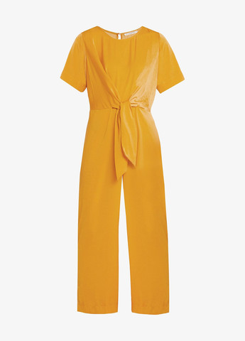 Комбинезон Love Copenhagen комбинезон-брюки однотонный жёлтый кэжуал полиэстер