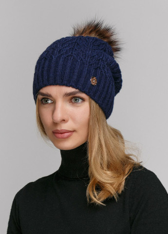 Зимняя теплая женская шапка на флисовой подкладке 550692 Merlini (249643271)