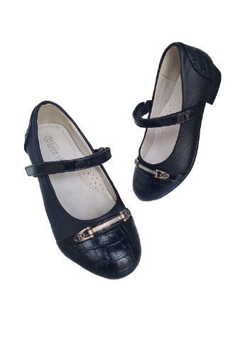 Черные туфли на низком каблуке Kellaifeng