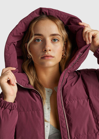 Світло-бордова демісезонна куртка United Colors of Benetton