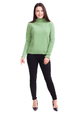 Блідо-зелений демісезонний светр Viviami