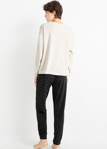 Комбинированная всесезон пижама (лонгслив, брюки) лонгслив + брюки C&A