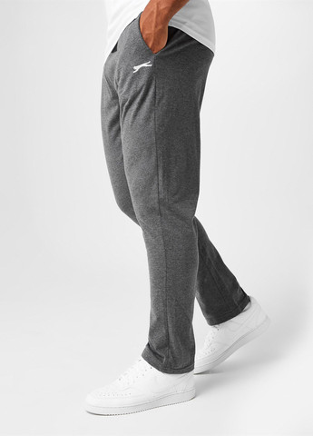 Серые спортивные демисезонные зауженные брюки Slazenger