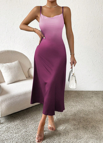 Комбінована кежуал сукня сукня-комбінація, сукня-майка SHEIN з градієнтом