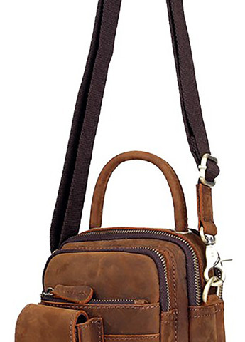 Чоловіча шкіряна сумка 15,5х20х6,5-11 см Vintage (252131602)