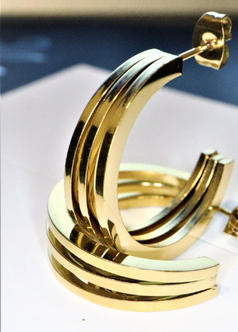 Сережки "Lady Di", золотистий Анна Ясеницька (252193373)