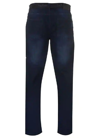 Синие демисезонные зауженные джинсы Pierre Cardin