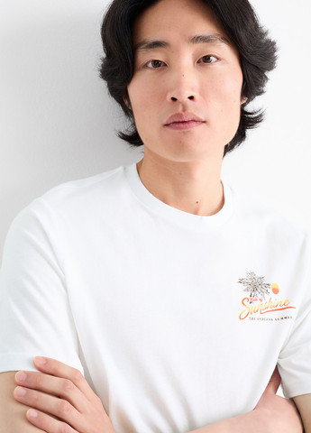 Белая футболка C&A