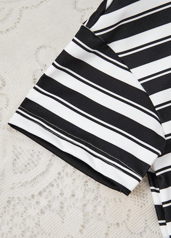 Чорно-біла сукня SHEIN (365440309)