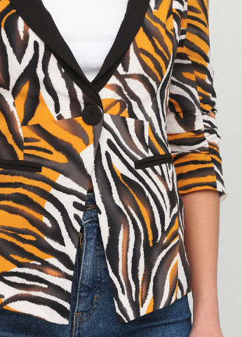 Охра женский жакет Vero Moda тигровый - демисезонный