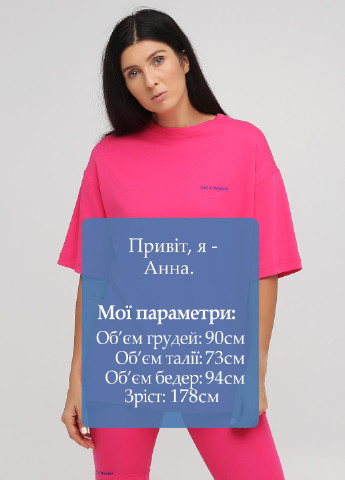 Фуксиновая летняя футболка Only Women