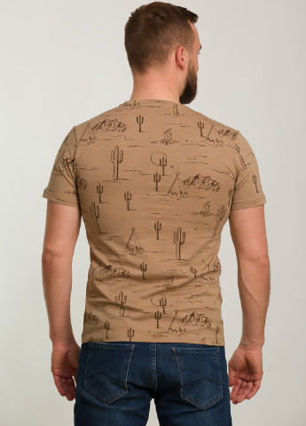 Светло-коричневая футболка Trend Collection