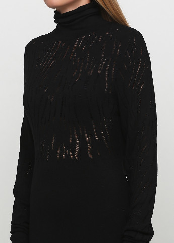 Черное кэжуал платье платье-водолазка Guess by Marciano однотонное