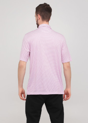 Розовая футболка-поло для мужчин Greg Norman с орнаментом