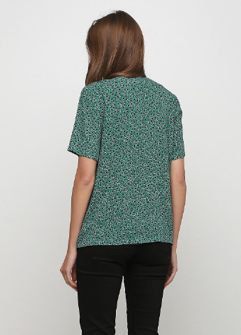 Зеленая летняя блуза BRANDTEX COPENHAGEN
